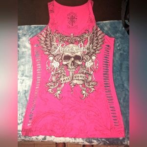 Tank top great condition side slots size Large daydrip size L